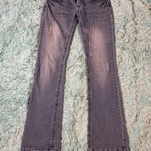 Blue Flare Wide Leg Jeans with Vintage Appeal